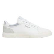 Pepe Jeans Kenton Court Sneakers White, Dam