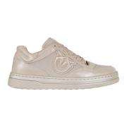 Pinko Nude Neutrals Sneakers Aw24 Beige, Dam