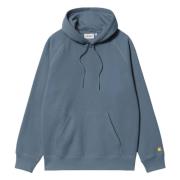 Carhartt Wip Chase Hoodie Blue, Herr