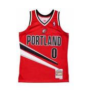 Mitchell & Ness Portland Trail Blazers Röd Jersey Red, Herr