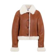 Loewe Brun jacka för kvinnor Aw24 Brown, Dam