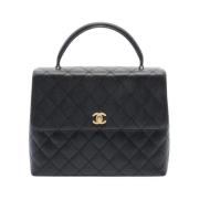 Chanel Vintage Pre-owned Laeder chanel-vskor Black, Dam