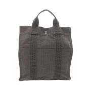 Hermès Vintage Pre-owned Canvas ryggsckar Gray, Dam