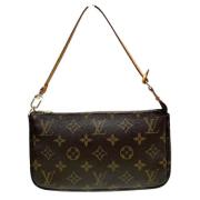 Louis Vuitton Vintage Pre-owned Canvas kuvertvskor Brown, Dam