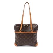 Louis Vuitton Vintage Pre-owned Canvas axelremsvskor Brown, Dam