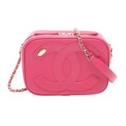 Chanel Vintage Pre-owned Laeder chanel-vskor Pink, Dam