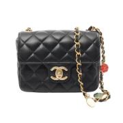 Chanel Vintage Pre-owned Laeder chanel-vskor Black, Dam