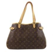 Louis Vuitton Vintage Pre-owned Tyg louis-vuitton-vskor Brown, Dam