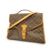 Louis Vuitton Vintage Pre-owned Tyg louis-vuitton-vskor Brown, Dam