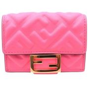 Fendi Vintage Pre-owned Laeder plnbcker Pink, Dam