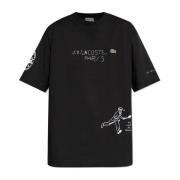 Lacoste T-shirt med logotyp Black, Unisex