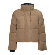 Canada Goose Stiliga Vinterrockar Samling Beige, Dam