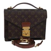 Louis Vuitton Vintage Pre-owned Canvas louis-vuitton-vskor Brown, Dam