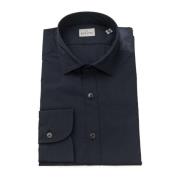 Bagutta Formell Slim Fit Fransk Krage Skjorta Blue, Herr