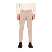 Mason's Marmorerad Stretch Chino Byxor Beige, Herr