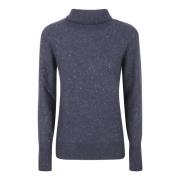 Fabiana Filippi Paljetter Turtleneck Sweater Blue, Dam