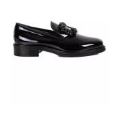 Loriblu Svarta Lackloafers Black, Dam