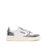 Autry Vita Läder Låga Sneakers White, Dam