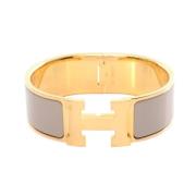 Hermès Vintage Pre-owned Metall armband Beige, Dam