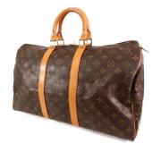 Louis Vuitton Vintage Pre-owned Canvas handvskor Brown, Dam