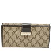 Gucci Vintage Pre-owned Belagd canvas plnbcker Brown, Dam