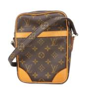 Louis Vuitton Vintage Pre-owned Tyg louis-vuitton-vskor Brown, Dam