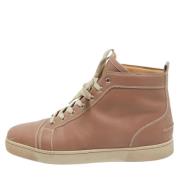 Christian Louboutin Pre-owned Pre-owned Laeder sneakers Beige, Herr