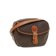 Celine Vintage Pre-owned Laeder axelremsvskor Brown, Dam