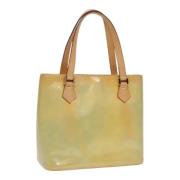 Louis Vuitton Vintage Pre-owned Laeder totevskor Yellow, Dam