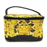 Versace Pre-owned Pre-owned Tyg handvskor Yellow, Dam