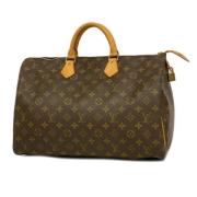 Louis Vuitton Vintage Pre-owned Tyg louis-vuitton-vskor Brown, Dam