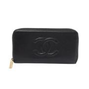 Chanel Vintage Pre-owned Laeder plnbcker Black, Dam