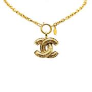 Chanel Vintage Pre-owned Tyg chanel-smycken Yellow, Dam