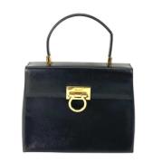 Salvatore Ferragamo Pre-owned Pre-owned Laeder handvskor Black, Dam