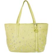 Jimmy Choo Pre-owned Pre-owned Laeder axelremsvskor Yellow, Dam