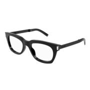 Saint Laurent Elegant Läder Axelväska Black, Unisex