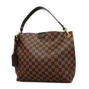 Louis Vuitton Vintage Pre-owned Tyg louis-vuitton-vskor Brown, Dam