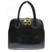 Salvatore Ferragamo Pre-owned Pre-owned Laeder handvskor Black, Dam