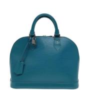 Louis Vuitton Vintage Pre-owned Laeder handvskor Blue, Dam