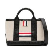 Thom Browne Svart Tool Mini Tote Väska Black, Dam