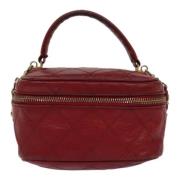 Chanel Vintage Pre-owned Laeder chanel-vskor Red, Dam