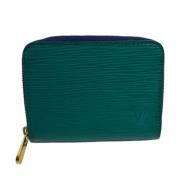 Louis Vuitton Vintage Pre-owned Laeder plnbcker Green, Dam