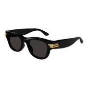 Bottega Veneta Bv1323Sk 001 Sunglasses Black, Dam