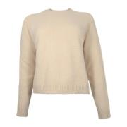 Hugo Boss Elegant Crewneck Sweater Febisan Ivory White, Dam