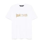 Just Cavalli Vita T-shirts och Polos ***cv White, Herr