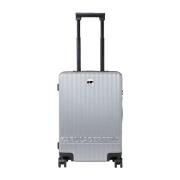 Karl Lagerfeld Ikonisk Hard Trolley Silver Gray, Dam