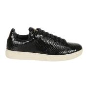 Tom Ford Python Warwick Sneakers Black, Herr