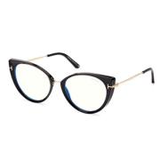 Tom Ford Stiliga Glasögon för Modeentusiaster Black, Unisex