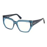 Tom Ford Stiliga Svarta Solglasögon Blue, Unisex