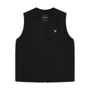 Lyle & Scott Lättvikts Gilet Jacka Black, Herr